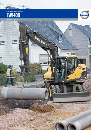 Колісні екскаватори Volvo EW140D