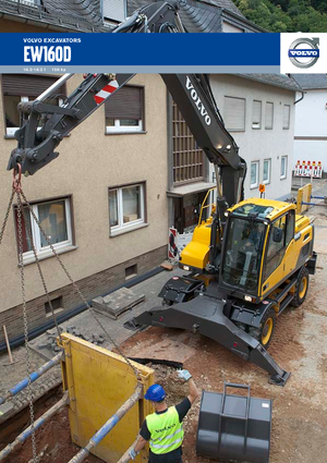 Колісні екскаватори Volvo EW160D