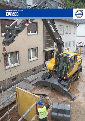 Колісні екскаватори Volvo EW160D