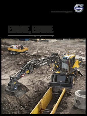 Колісні екскаватори Volvo EW160E