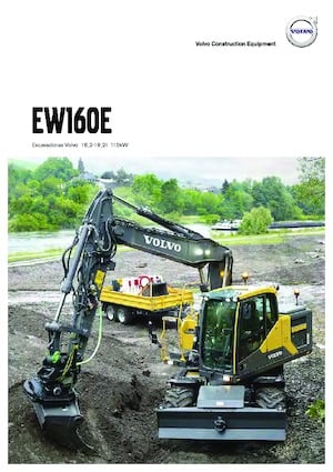 Колісні екскаватори Volvo EW160E