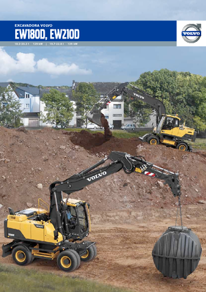 Колісні екскаватори Volvo EW210D