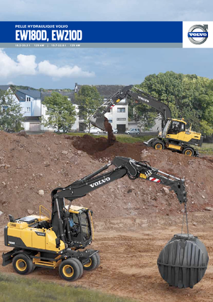 Колісні екскаватори Volvo EW210D