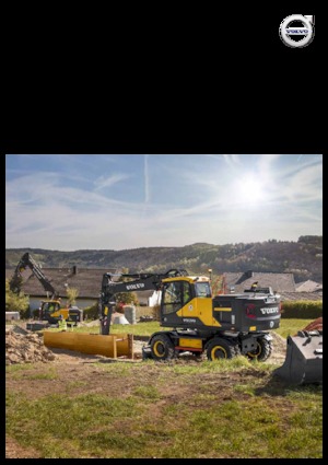 Колісні екскаватори Volvo EW180E