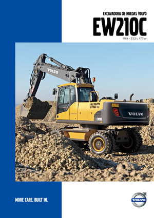 Колісні екскаватори Volvo EW210C
