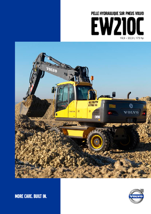 Колісні екскаватори Volvo EW210C