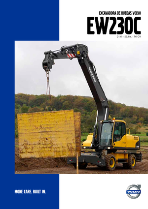 Колісні екскаватори Volvo EW230C