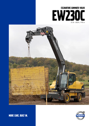 Колісні екскаватори Volvo EW230C