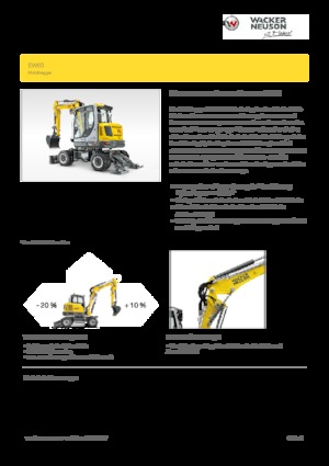 Колісні екскаватори Wacker Neuson EW 65