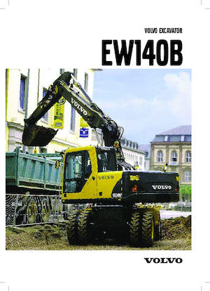 Колісні екскаватори Volvo EW140B