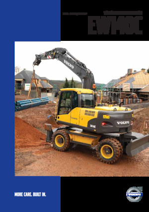 Колісні екскаватори Volvo EW140C