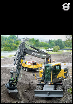 Колісні екскаватори Volvo EW160E