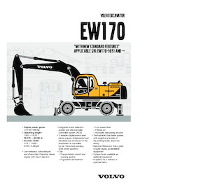 Колісні екскаватори Volvo EW170
