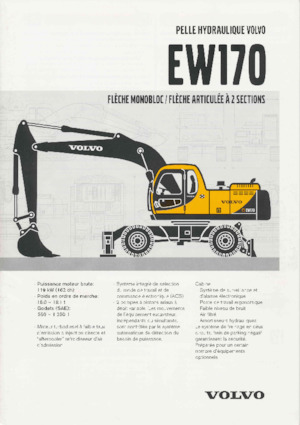 Колісні екскаватори Volvo EW170