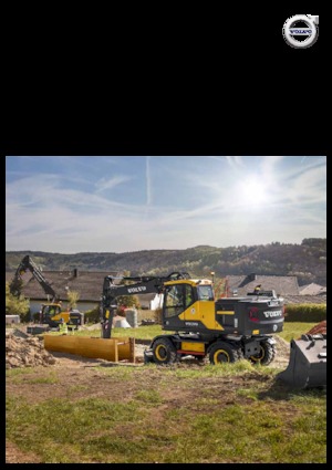 Колісні екскаватори Volvo EW220E