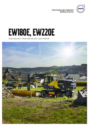 Колісні екскаватори Volvo EW220E
