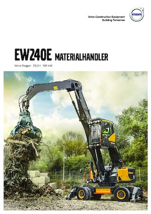 Колісні екскаватори Volvo EW240E MH