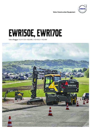 Колісні екскаватори Volvo EWR170E