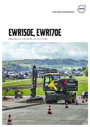 Колісні екскаватори Volvo EWR170E