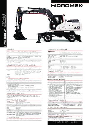 Колісні екскаватори Hidromek HMK 200 W