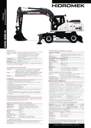 Колісні екскаватори Hidromek HMK 200 W