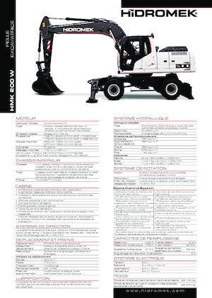 Колісні екскаватори Hidromek HMK 200 W