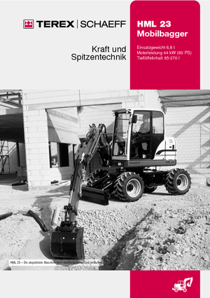 Колісні екскаватори Terex-Schaeff HML 23