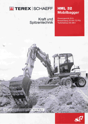 Колісні екскаватори Terex-Schaeff HML 32