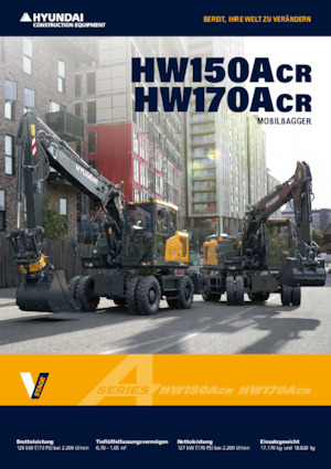 Колісні екскаватори Hyundai HW150ACR