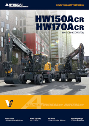Колісні екскаватори Hyundai HW150ACR