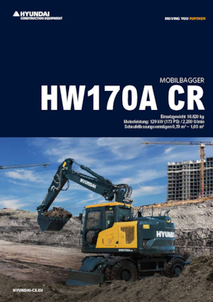 Колісні екскаватори Hyundai HW170A-CR