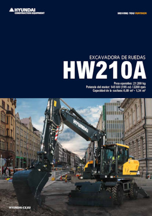 Колісні екскаватори Hyundai HW210A