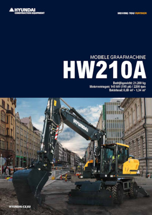 Колісні екскаватори Hyundai HW210A