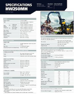 Екскаватори для перевалки Hyundai HW250MH