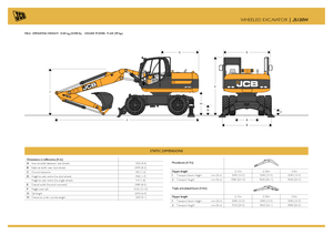 Колісні екскаватори JCB JS 130 W