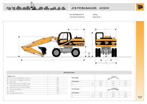 Колісні екскаватори JCB JS 130 W