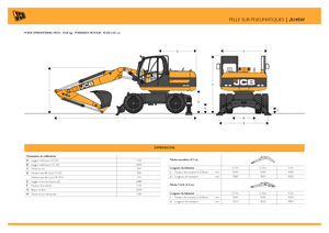 Колісні екскаватори JCB JS 145 W