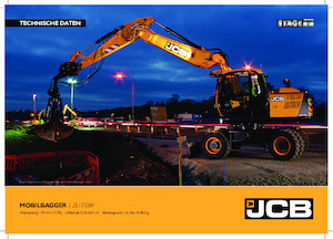 Колісні екскаватори JCB JS175W