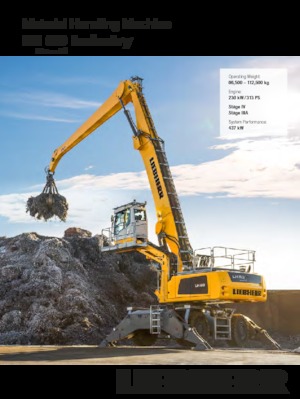 Екскаватори для перевалки Liebherr LH 80 M High Rise Industry Litronic