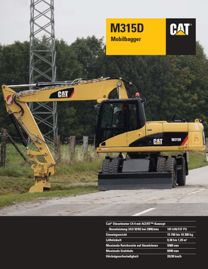 Колісні екскаватори Caterpillar M315D VAH