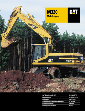 Колісні екскаватори Caterpillar M 320 VAH