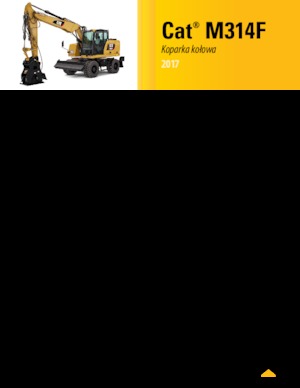 Колісні екскаватори Caterpillar M314F