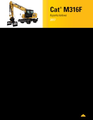 Колісні екскаватори Caterpillar M316F