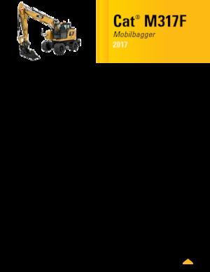 Колісні екскаватори Caterpillar M317F