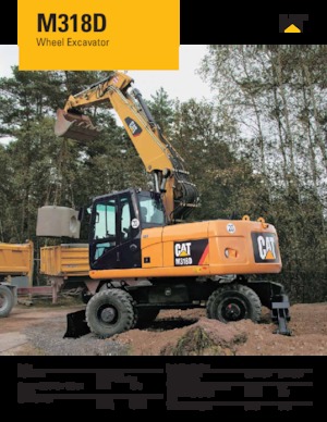 Колісні екскаватори Caterpillar M318D