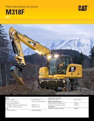 Колісні екскаватори Caterpillar M318F