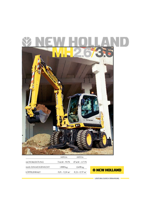 Колісні екскаватори New Holland MH 2.6