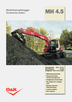 Колісні екскаватори O&K MH 4.5