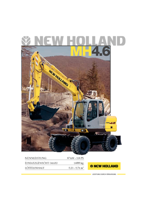 Колісні екскаватори New Holland MH 4.6