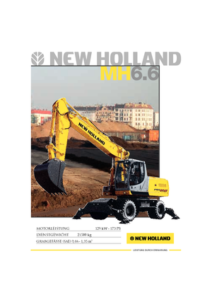 Колісні екскаватори New Holland MH 6.6